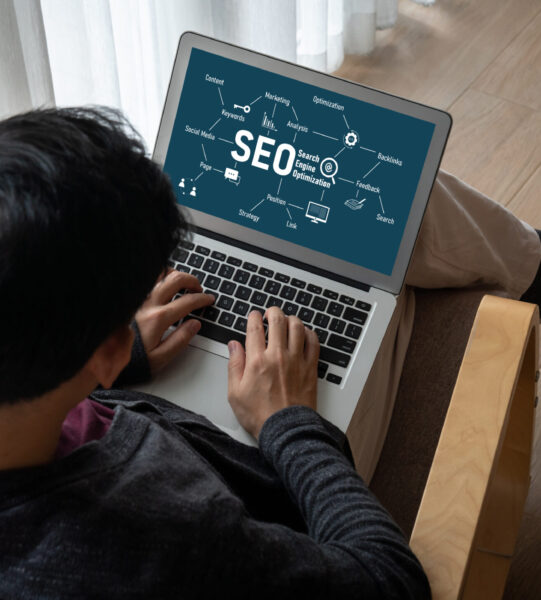 SEO search engine optimization for modish e-commerce and online retail business SEO search engine optimization for modish e-commerce and online retail business showing on computer screen